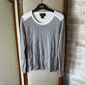 Barney’s New York CO-OP size small mixed materials silk/cotton/cashmere sweater